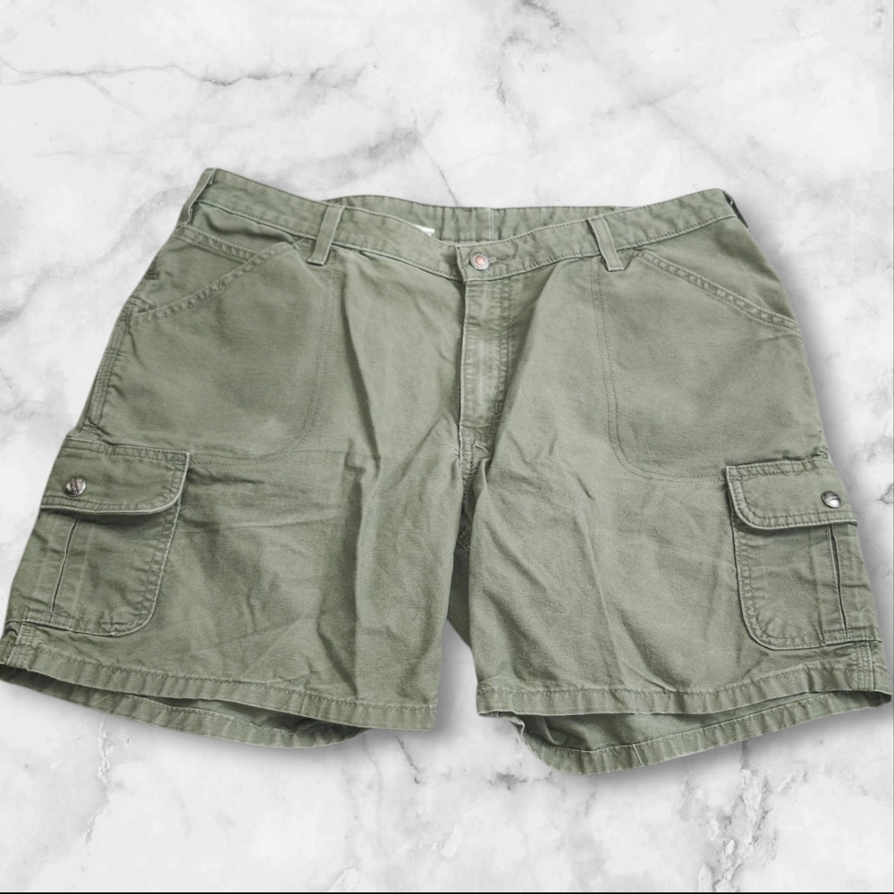 Carhartt Women's Cargo Shorts - Olive Green